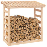 Firewood Rack 108x64.5x110 cm Solid Wood Pine - Top-Down View