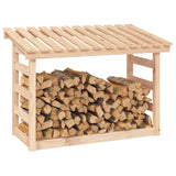 Firewood Rack 108x64.5x78 cm Solid Wood Pine - Top-Down View
