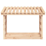 Firewood Rack 108x64.5x78 cm Solid Wood Pine
