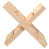 Log Holder 47x39.5x48 cm Solid Wood Pine - 45-Degree Angle
