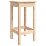 5 Piece Bar Set Solid Wood Pine