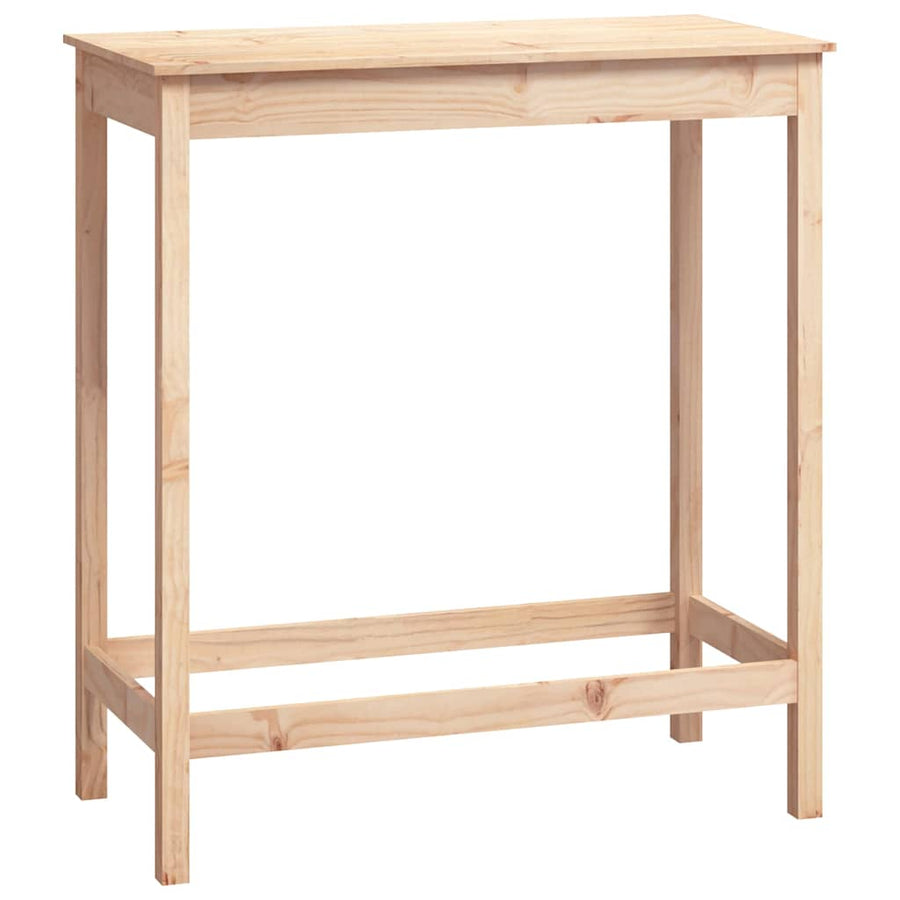 5 Piece Bar Set Solid Wood Pine