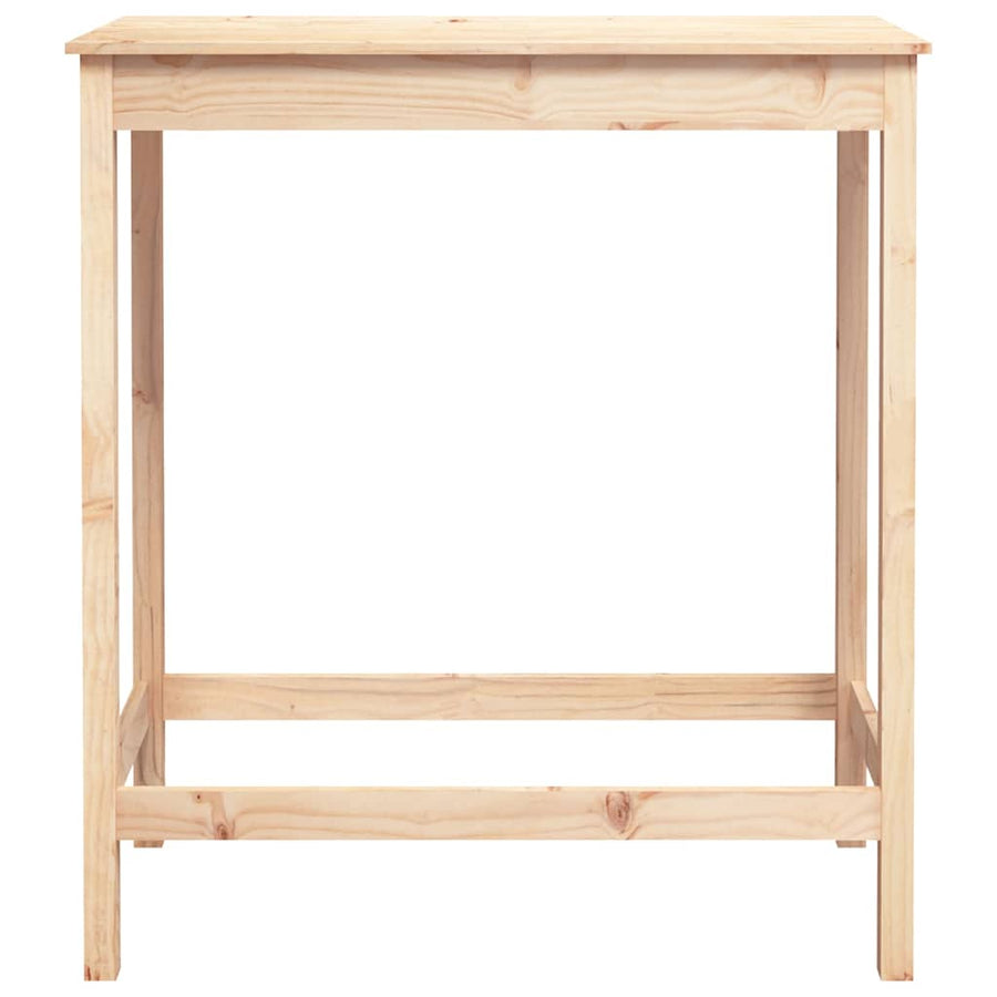 5 Piece Bar Set Solid Wood Pine
