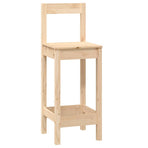5 Piece Bar Set Solid Wood Pine