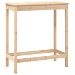 5 Piece Bar Set Solid Wood Pine