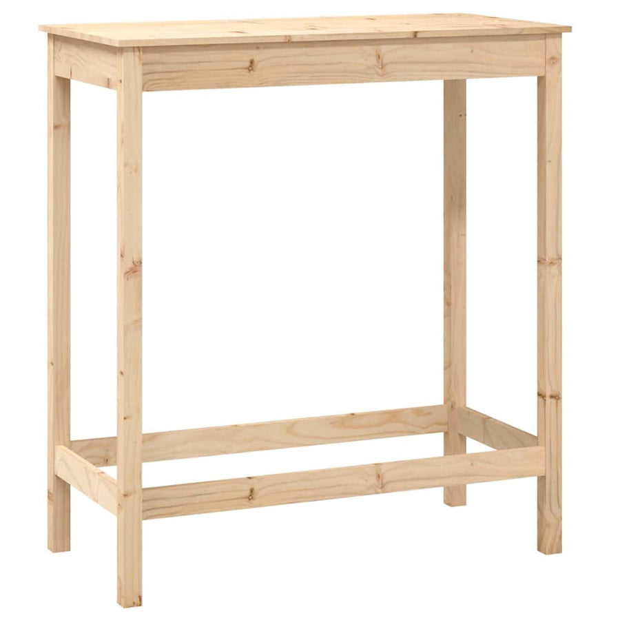 5 Piece Bar Set Solid Wood Pine