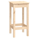 9 Piece Bar Set Solid Wood Pine - Top-Down View