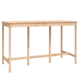 9 Piece Bar Set Solid Wood Pine - 45-Degree Angle