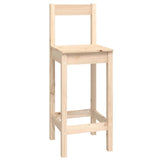 9 Piece Bar Set Solid Wood Pine - Top-Down View