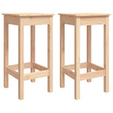 3 Piece Bar Set Solid Wood Pine