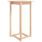 3 Piece Bar Set Solid Wood Pine - Rear View