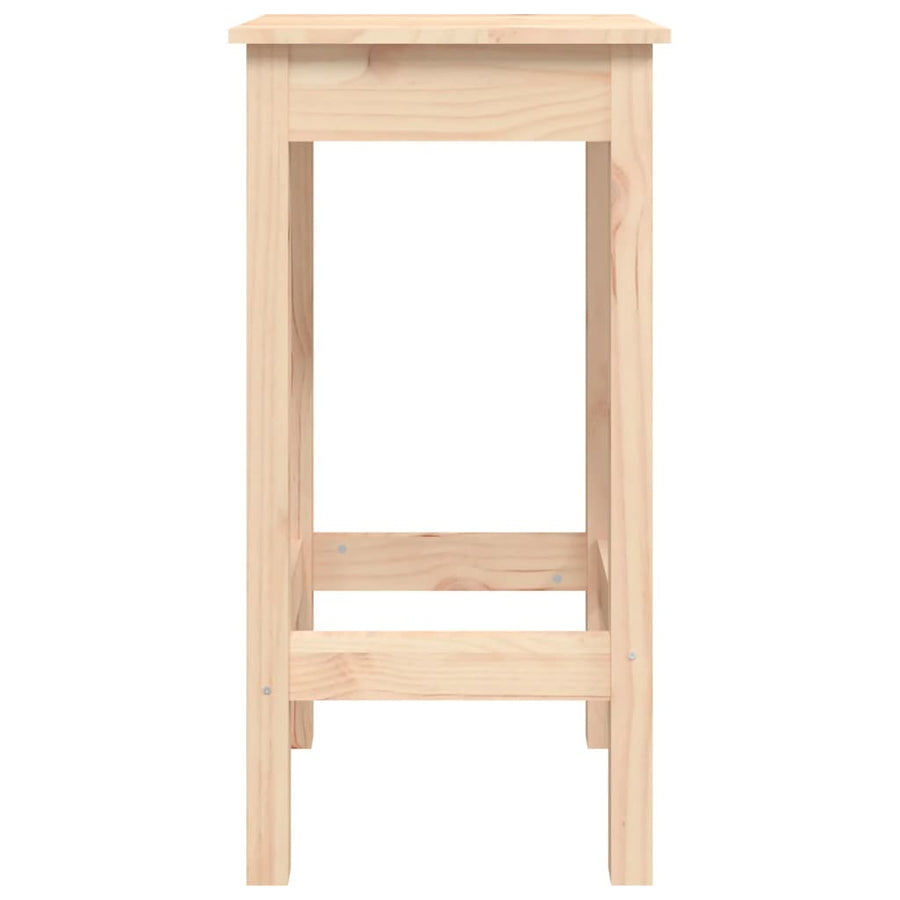 3 Piece Bar Set Solid Wood Pine