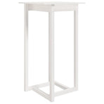 3 Piece Bar Set White Solid Wood Pine