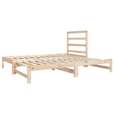 Pull-out Day Bed without Mattress 2x(90x190) cm - 45-Degree Angle