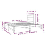 Pull-out Day Bed without Mattress 2x(90x190) cm - Extra Image