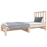 Pull-out Day Bed without Mattress 2x(90x190) cm - Side View