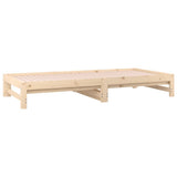 Pull-out Day Bed without Mattress 2x(90x190) cm - Rear View