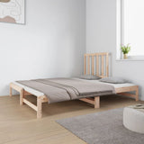 Pull-out Day Bed without Mattress 2x(90x190) cm - Low Angle