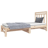 Pull-out Day Bed without Mattress 2x(90x190) cm - Side View