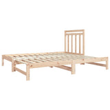 Pull-out Day Bed without Mattress 2x(90x190) cm - 45-Degree Angle