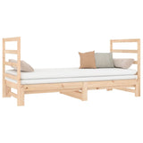 Pull-out Day Bed without Mattress 2x(90x190) cm - Side View
