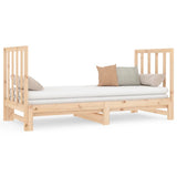 Pull-out Day Bed without Mattress 2x(90x190) cm - Front View