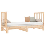 Pull-out Day Bed without Mattress 2x(90x190) cm - Side View