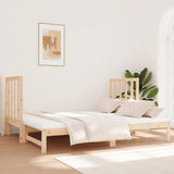 Pull-out Day Bed without Mattress 2x(90x190) cm - Rear View