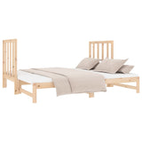 Pull-out Day Bed without Mattress 2x(90x190) cm - Close-Up Angle