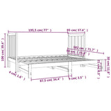 Pull-out Day Bed without Mattress 2x(90x190) cm - Extra Image