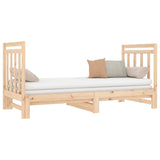 Pull-out Day Bed without Mattress 2x(90x190) cm - Side View
