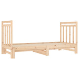 Pull-out Day Bed without Mattress 2x(90x190) cm - Top-Down View