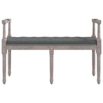 Bench Dark Grey 110x40x70 cm Fabric
