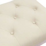 Bench 80x40x49 cm Linen - 45-Degree Angle