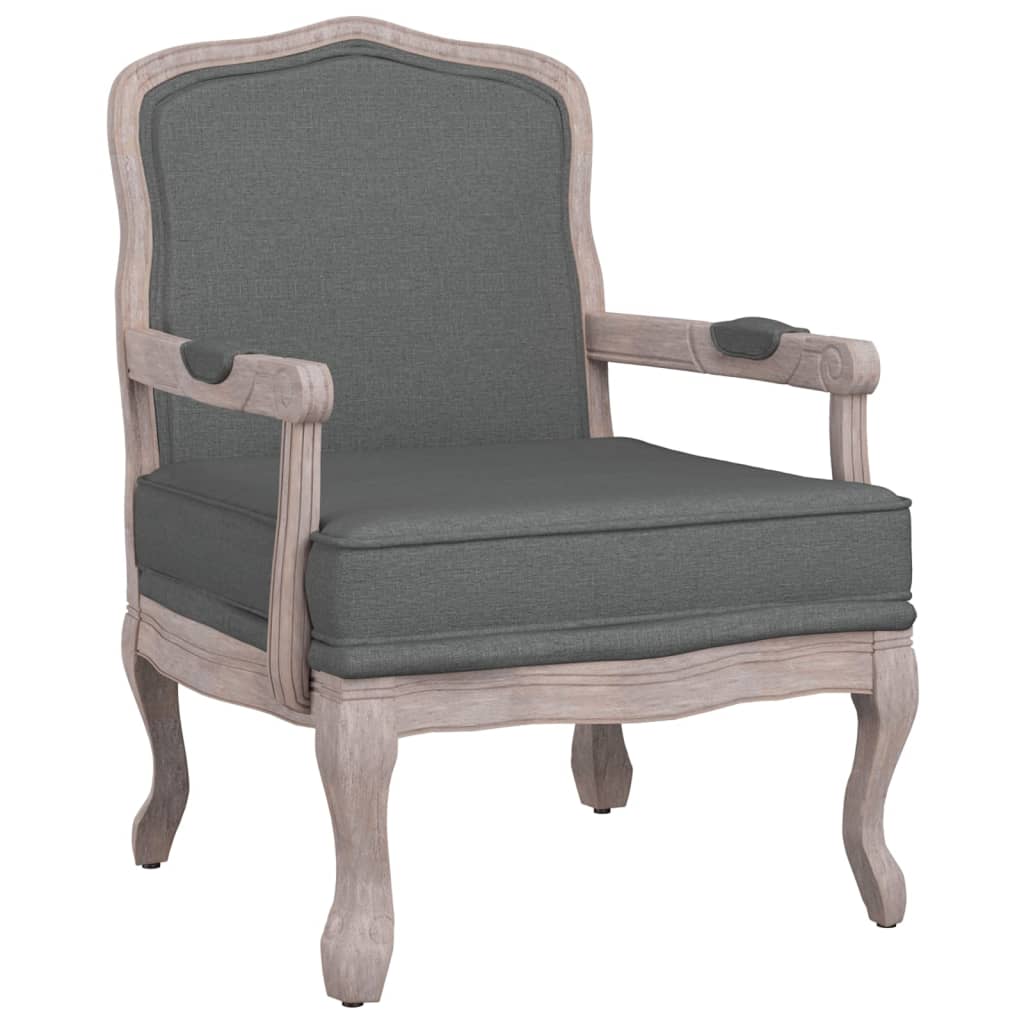 Sofa Chair Dark Grey 64x64x90 cm Fabric