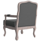 Sofa Chair Dark Grey 64x64x90 cm Fabric - 45-Degree Angle