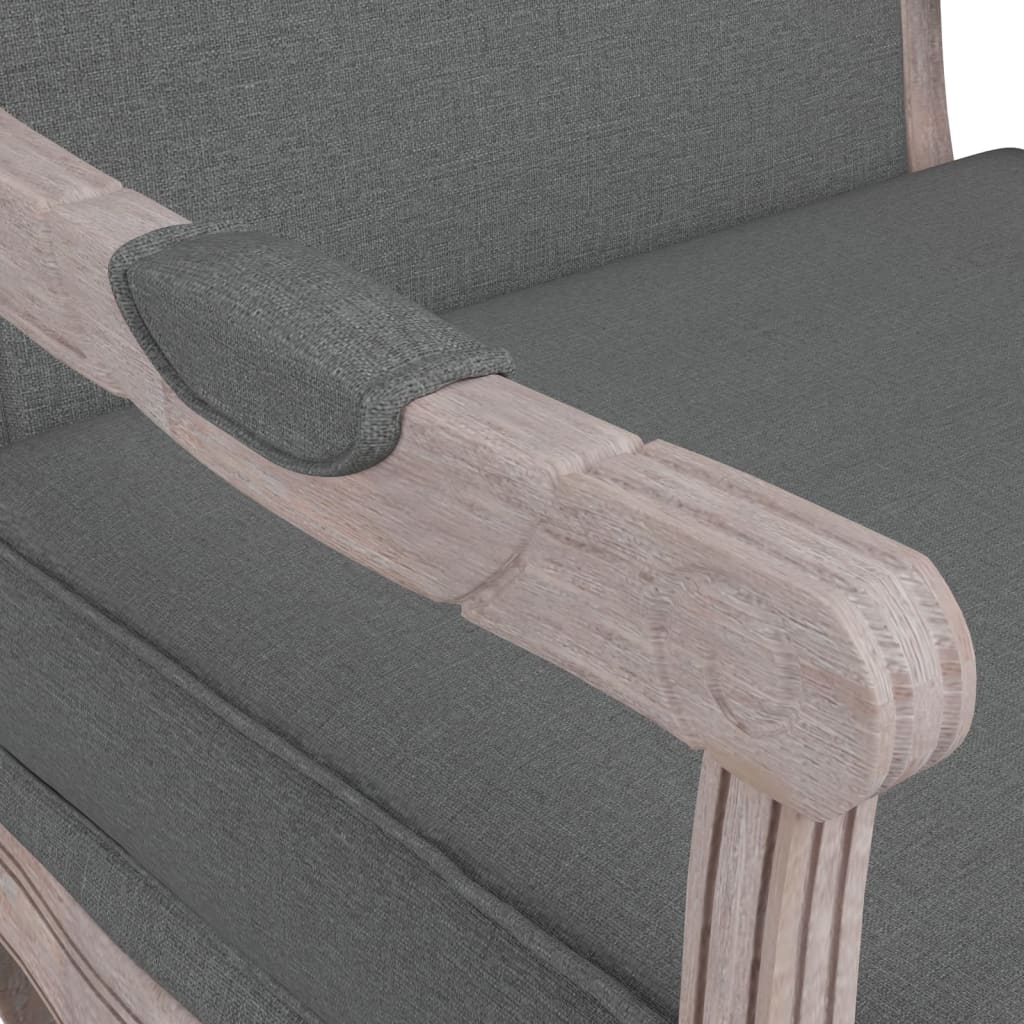 Sofa Chair Dark Grey 64x64x90 cm Fabric