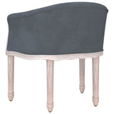 Dining Chair Dark Grey Velvet - 45-Degree Angle