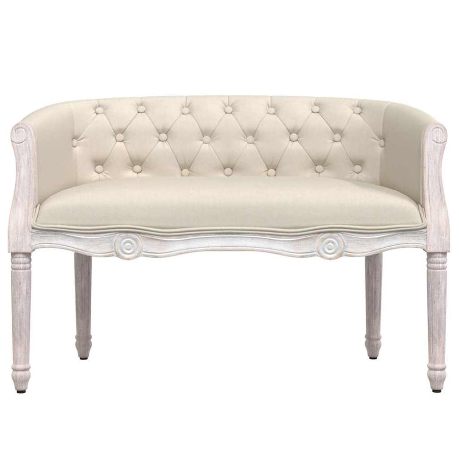 Bench 98x56x69 cm Linen
