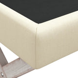 Storage Stool 45x45x49 cm Linen - 45-Degree Angle