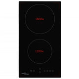 Ceramic Hob with 2 Burners Touch Control 3000 W