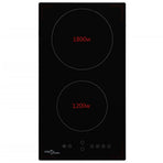 Ceramic Hob with 2 Burners Touch Control 3000 W