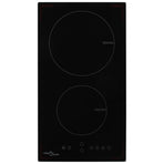 Induction Hob with 2 Burners Touch Control Glass 3500 W