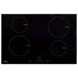 Induction Hob with 4 Burners Touch Control Glass 7000 W