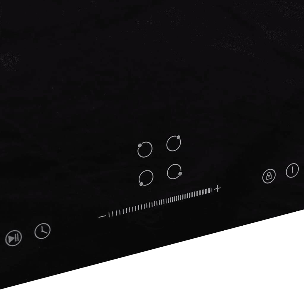Induction Hob with 4 Burners Touch Control Glass 7000 W