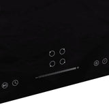 Induction Hob with 4 Burners Touch Control Glass 7000 W - Side View