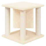 Cat Tree with Sisal Scratching Posts Cream 37 cm