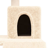 Cat Tree with Sisal Scratching Posts Cream 82 cm - 45-Degree Angle