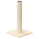 Cat Scratching Post Cream 22x22x45 cm - Front View