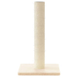 Cat Scratching Post Cream 22x22x45 cm - Side View